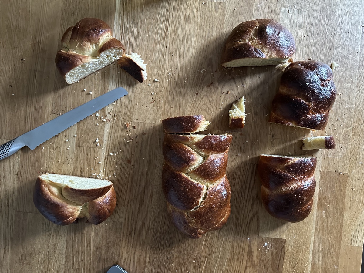 Fresh baked challah