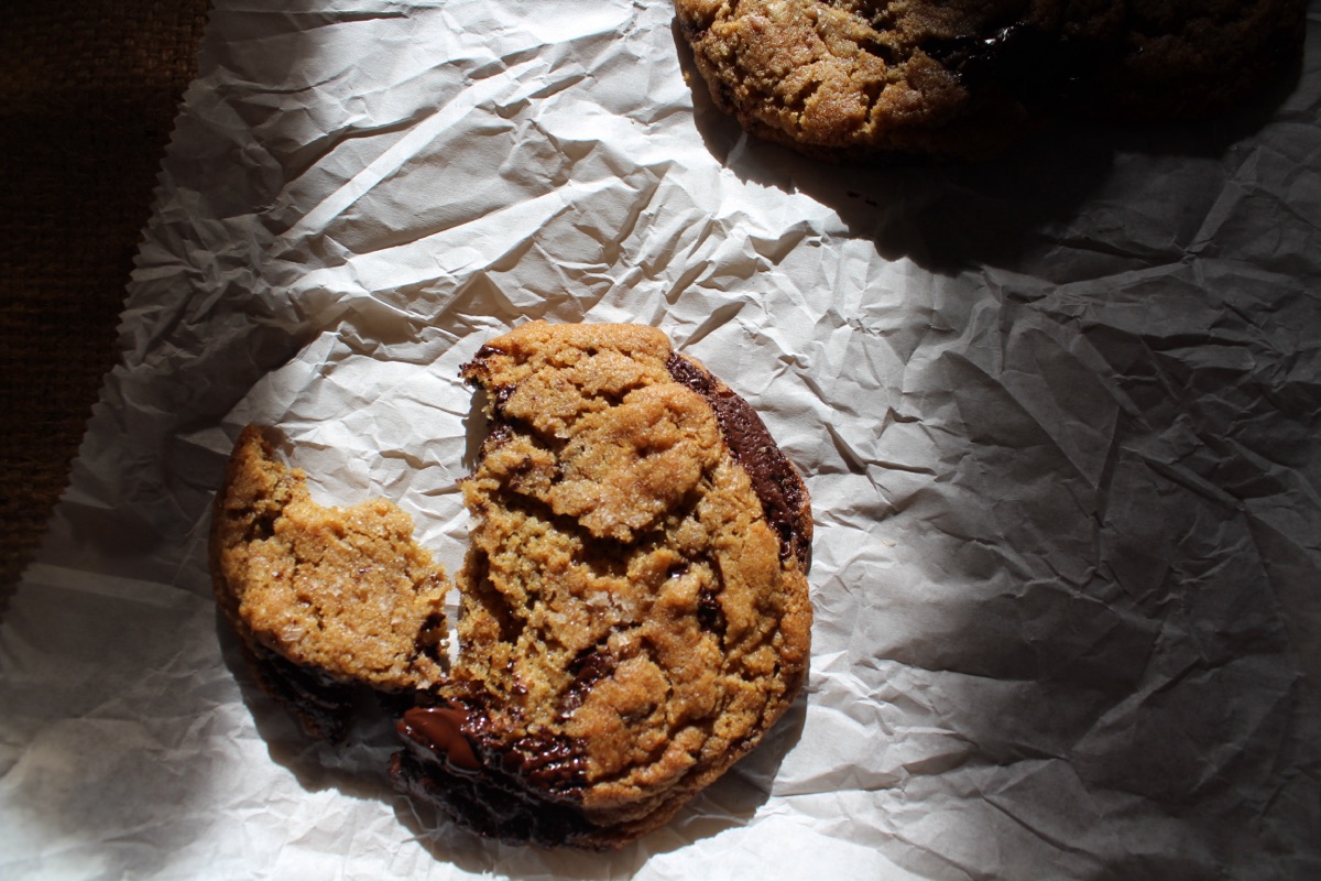 Vegan tahini chocolate chip